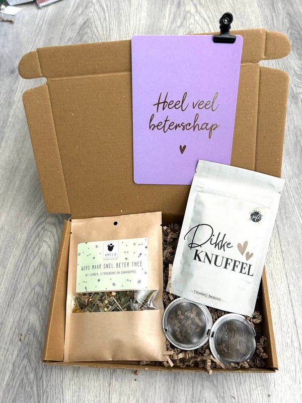 Beterschap cadeautje brievenbus – opkikker cadeau