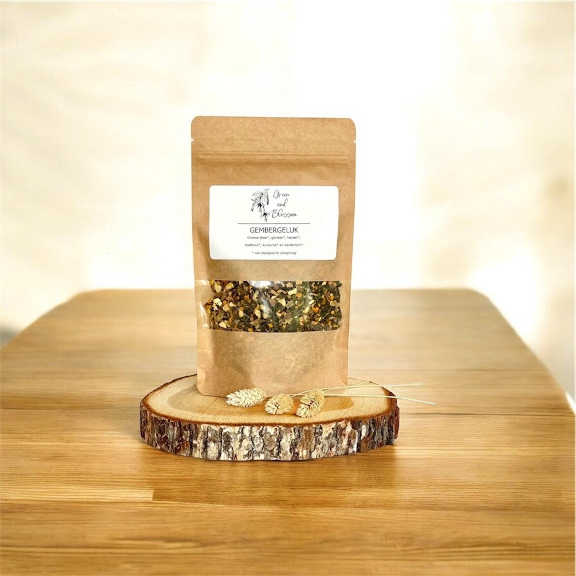 Biologische Gembergeluk Thee l Groene Thee met Specerijen 75 gram