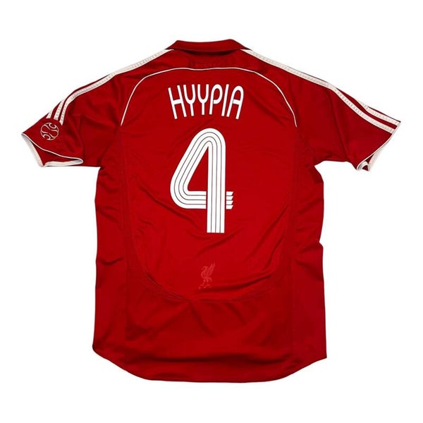 Liverpool 2006-08 Adidas Home Trikot #4 Hyypia (L)
