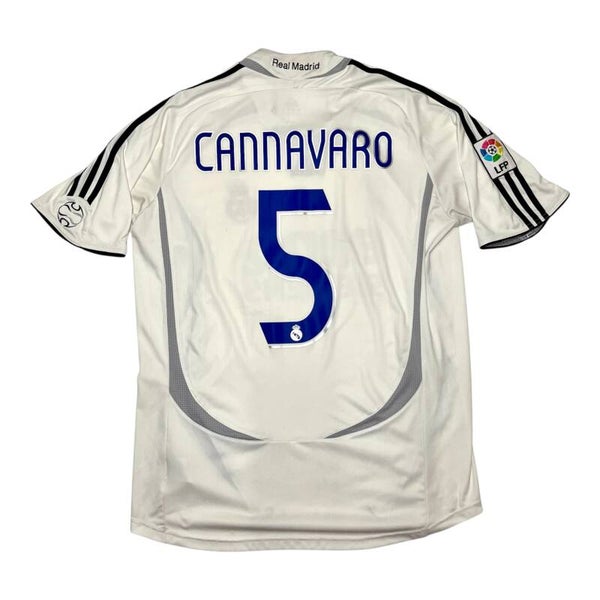 Real Madrid 2006/07 Adidas Home Trikot #5 Cannavaro (L)