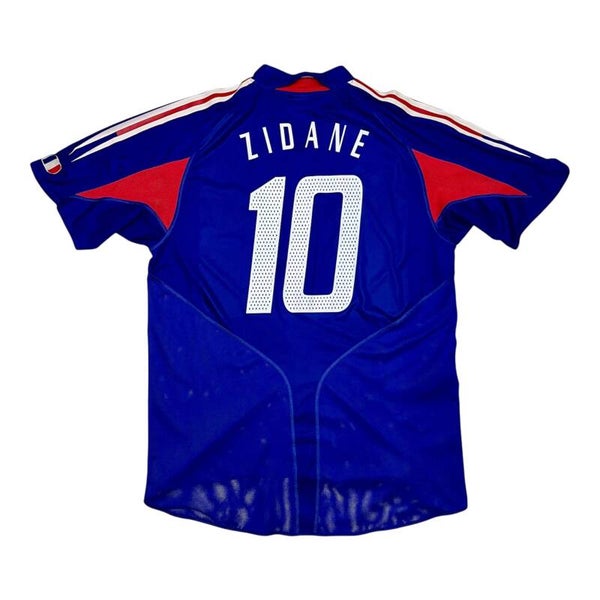 Frankreich 2004 Adidas Home Trikot #10 Zidane (L)