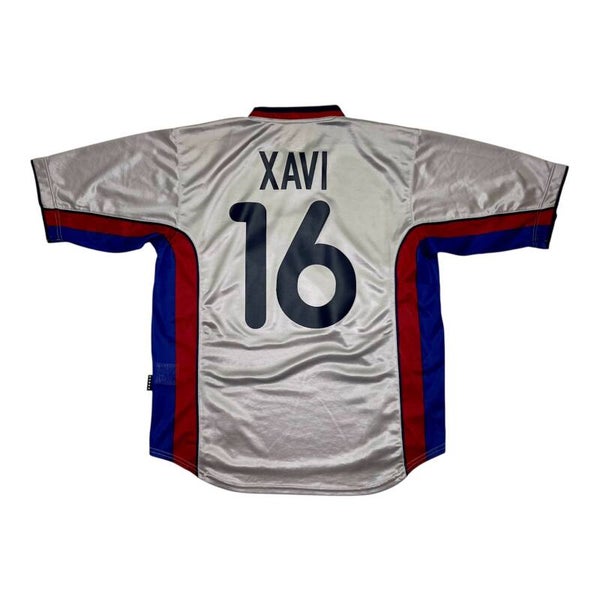 FC Barcelona 1998-01 Nike Away Trikot #16 Xavi (L)