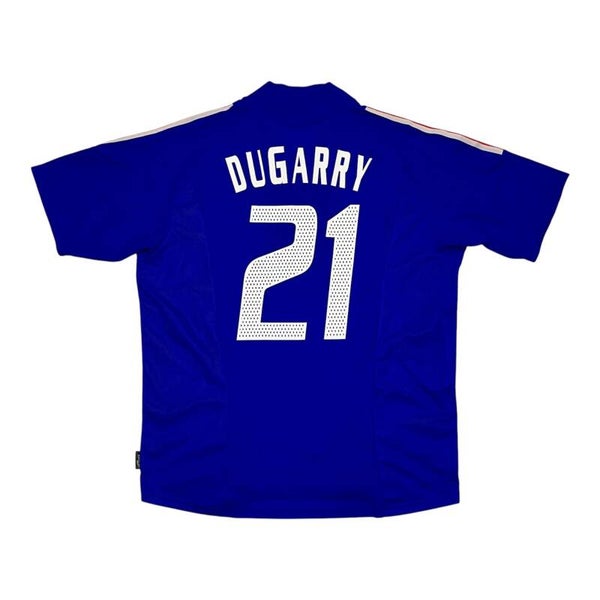 Frankreich 2002 Adidas Home Trikot #21 Dugarry (L-XL)