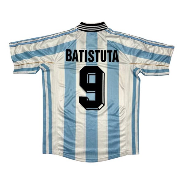 Argentinien 1998 Adidas Home Trikot #9 Batistuta (M)