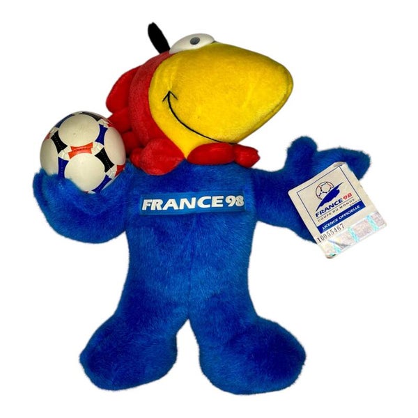 Maskottchen "Footix" official France 1998 World Cup BNWT