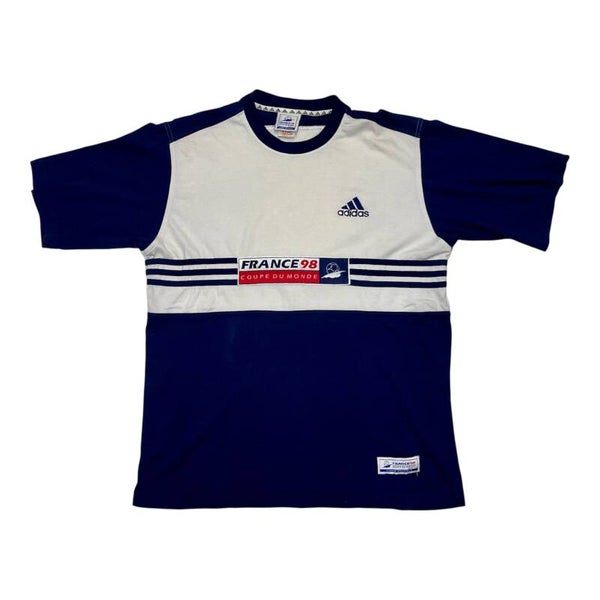 Frankreich 1998 Adidas World Cup Team T-Shirt (L)