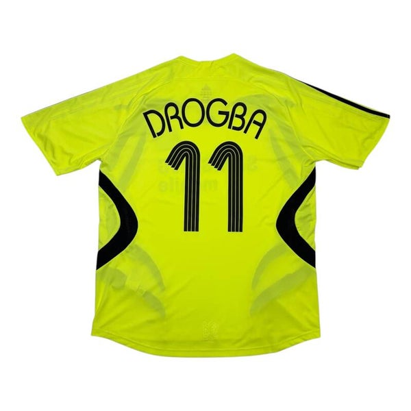 Chelsea 2007-08 Adidas Away Trikot #11 Drogba (L)