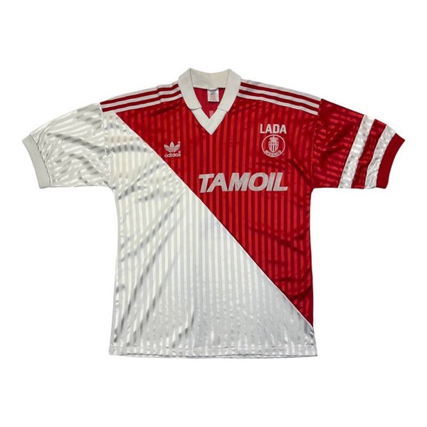 AS Monaco 1991/92 Adidas Home Trikot #7 (M)