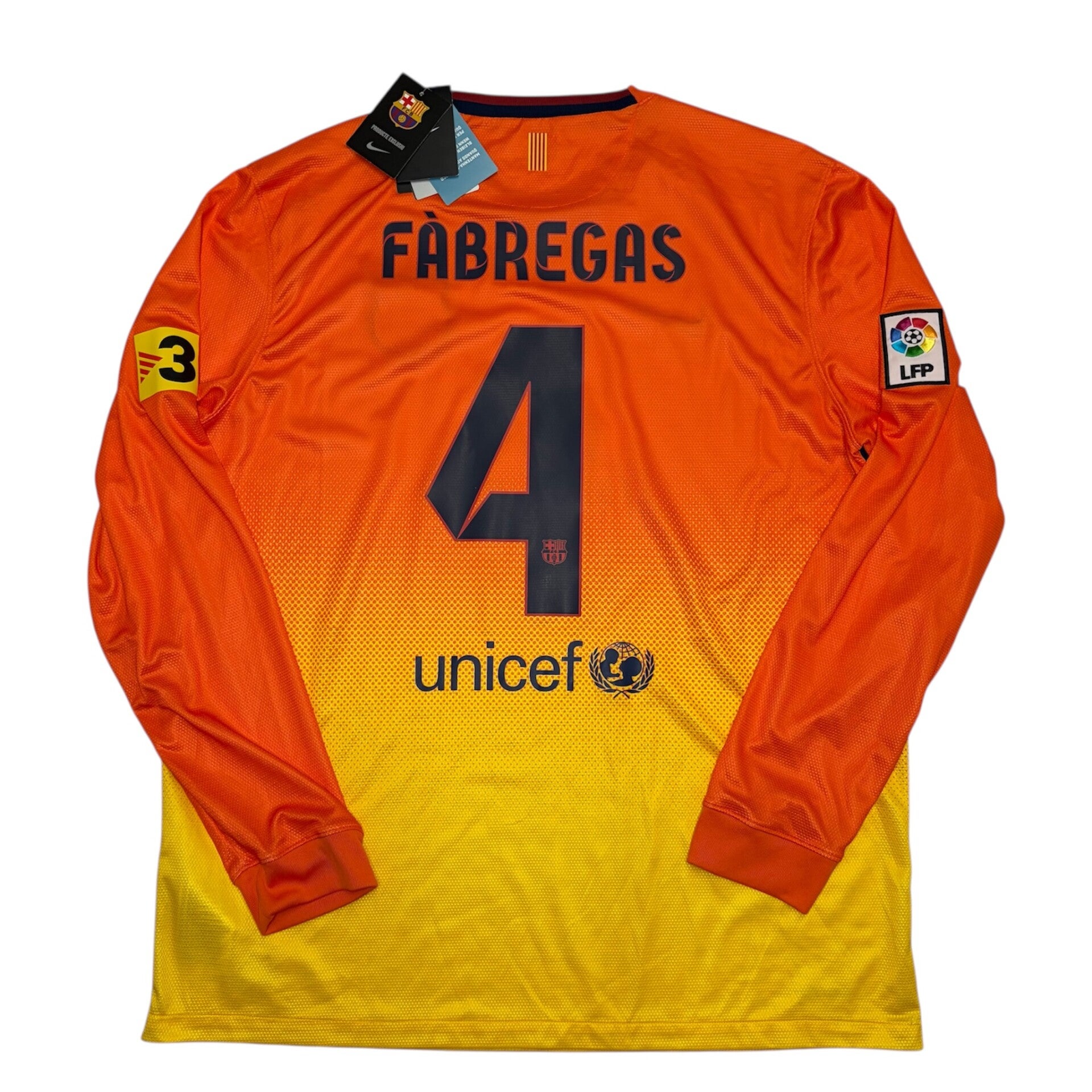 FC Barcelona 2012/13 Nike Away Trikot #4 Fabregas (XL)