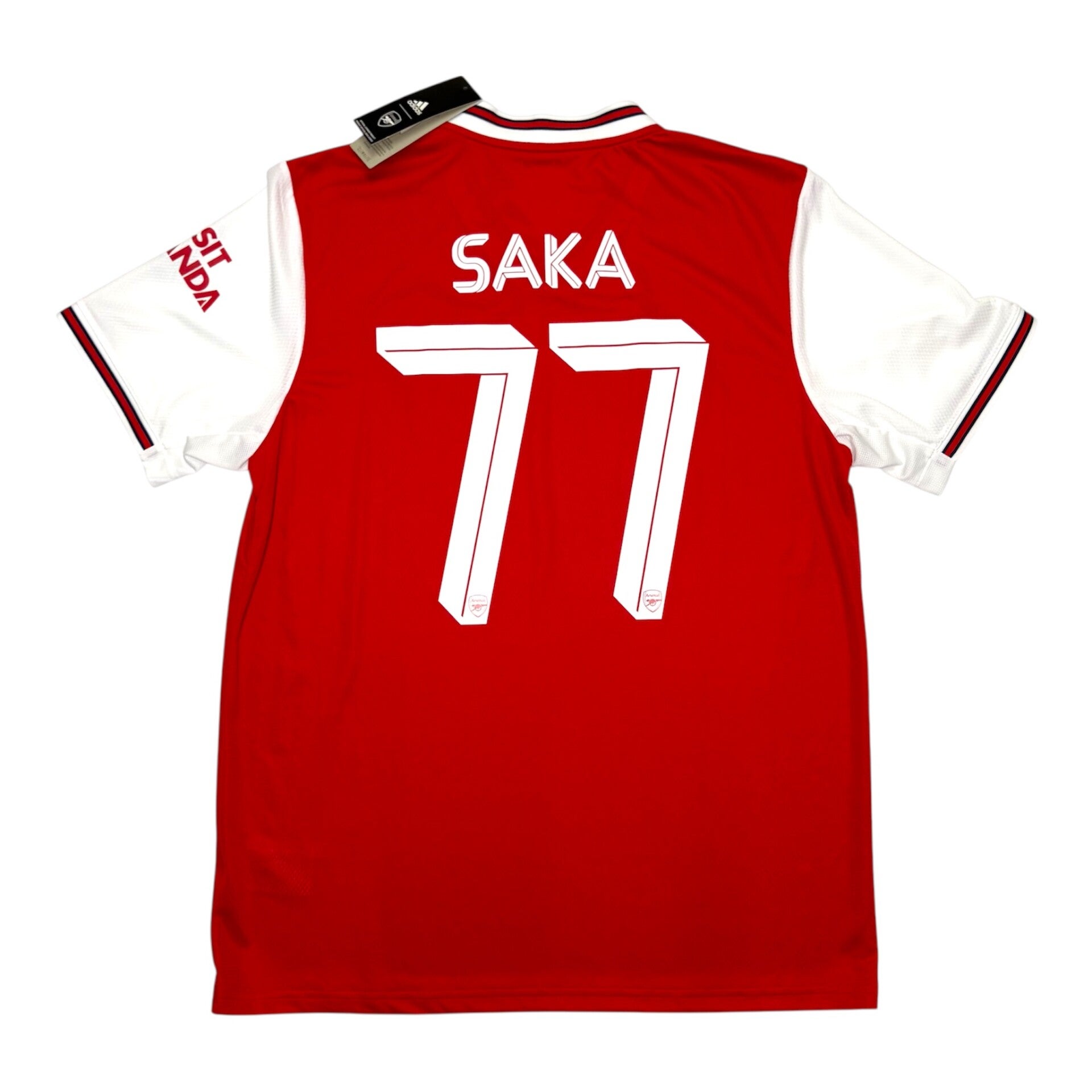 Arsenal 2019/20 Adidas Home Trikot #77 Saka (L) BNWT