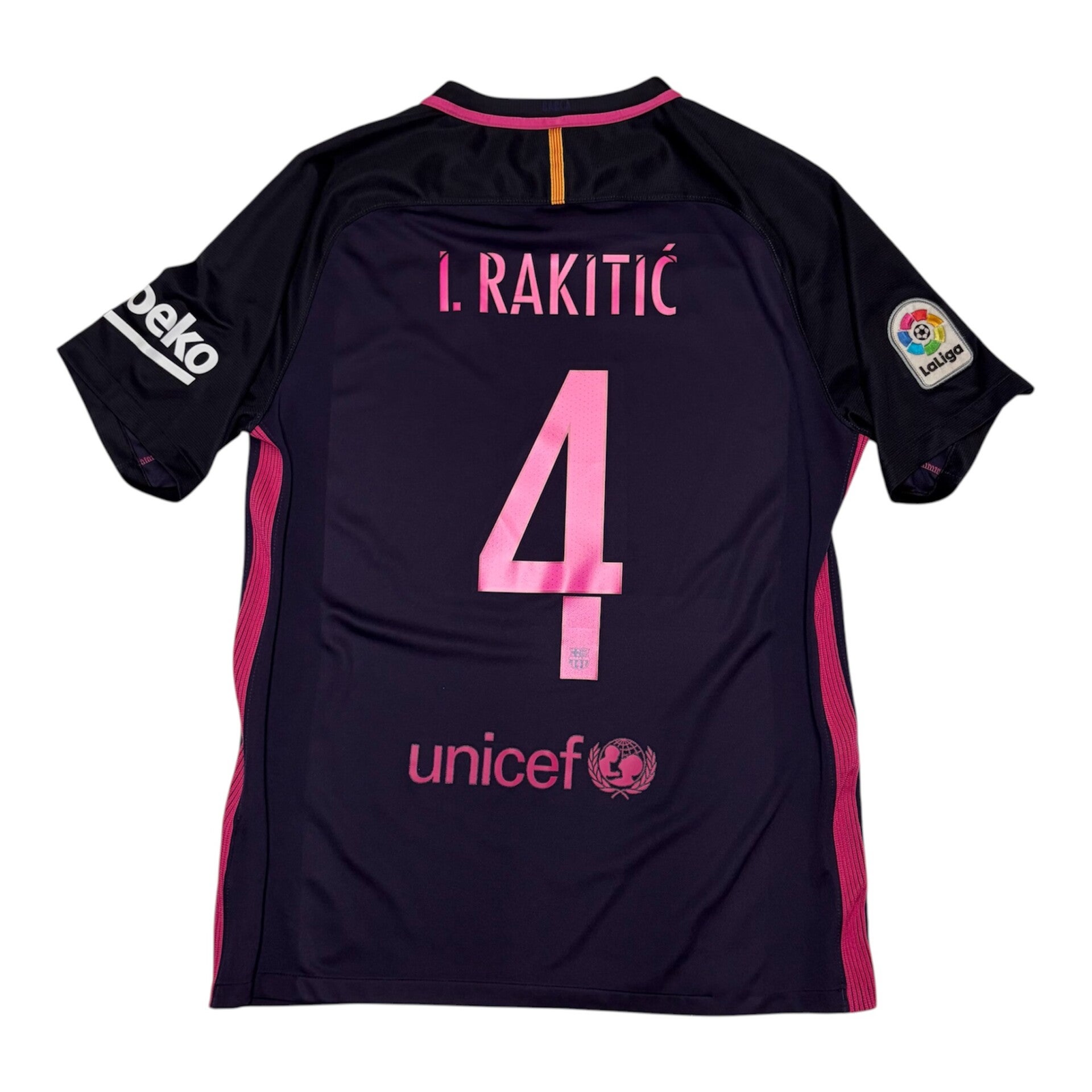 FC Barcelona 2016/17 Nike Away Trikot #4 Rakitic (L)
