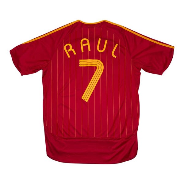Spanien 2006 Adidas Home Trikot #7 Raul (L)