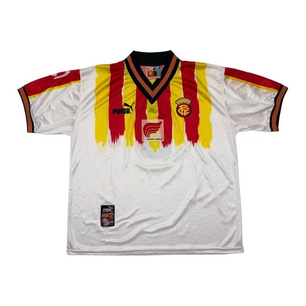 Catalunya 1997/98 Puma Home Trikot Matchworn/Issued #3 (L)