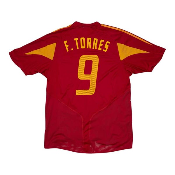 Spanien 2004 Adidas Home Trikot #9 Torres (L)
