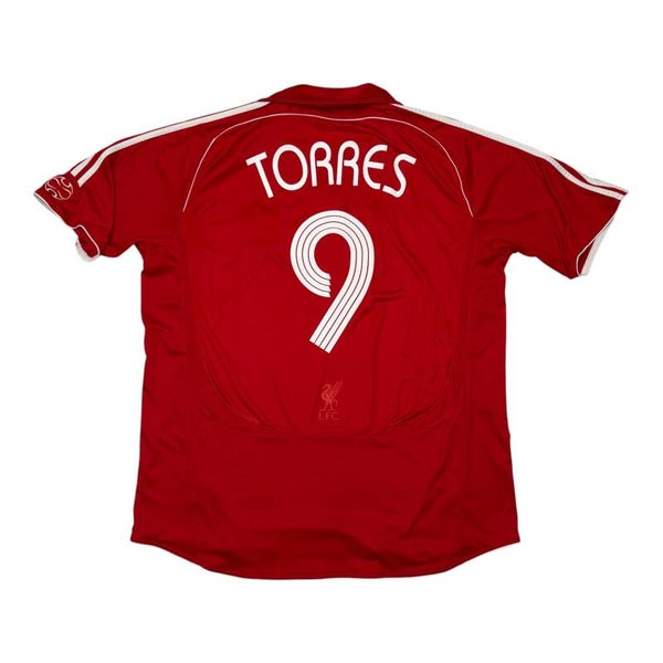 Liverpool 2006-08 Adidas Home Trikot #9 Torres (XXL)