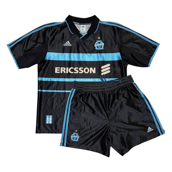 Olympique Marseille 1999/00 Adidas Third Trikot + Hose (L)