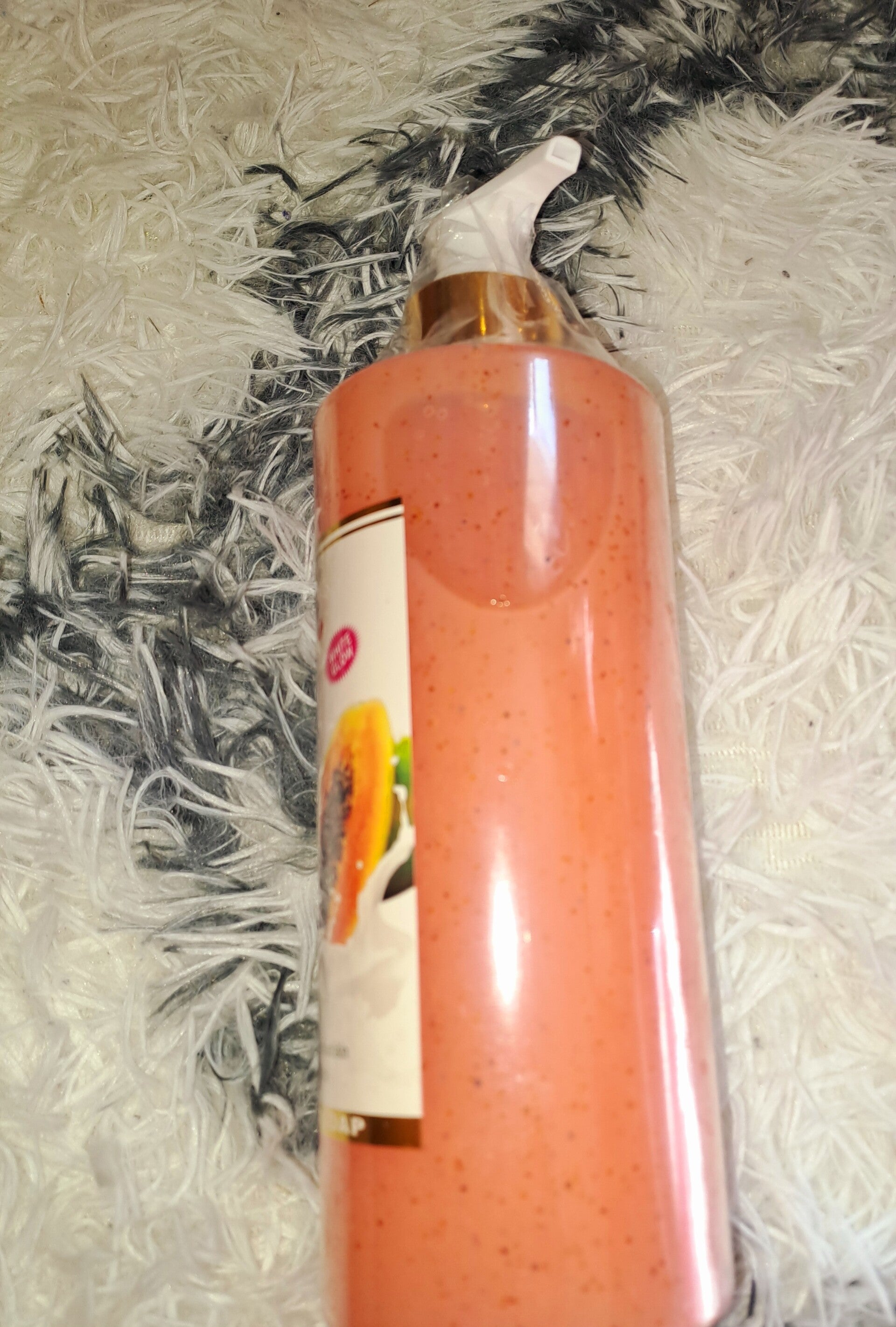 Gel douche exfoliant à la papaye