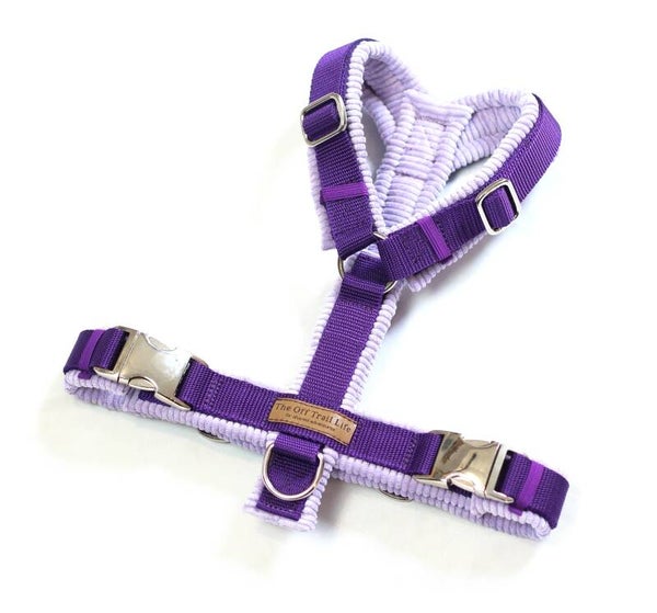 Y-Geschirr 'Flieder Cord'