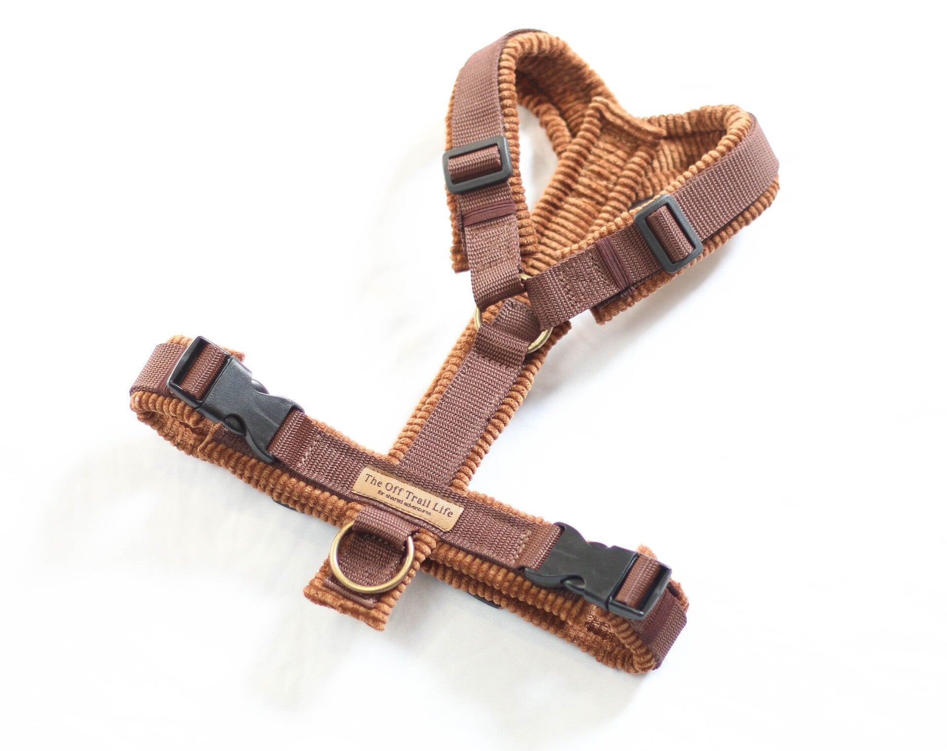 Y-Geschirr 'Cognac Cord'