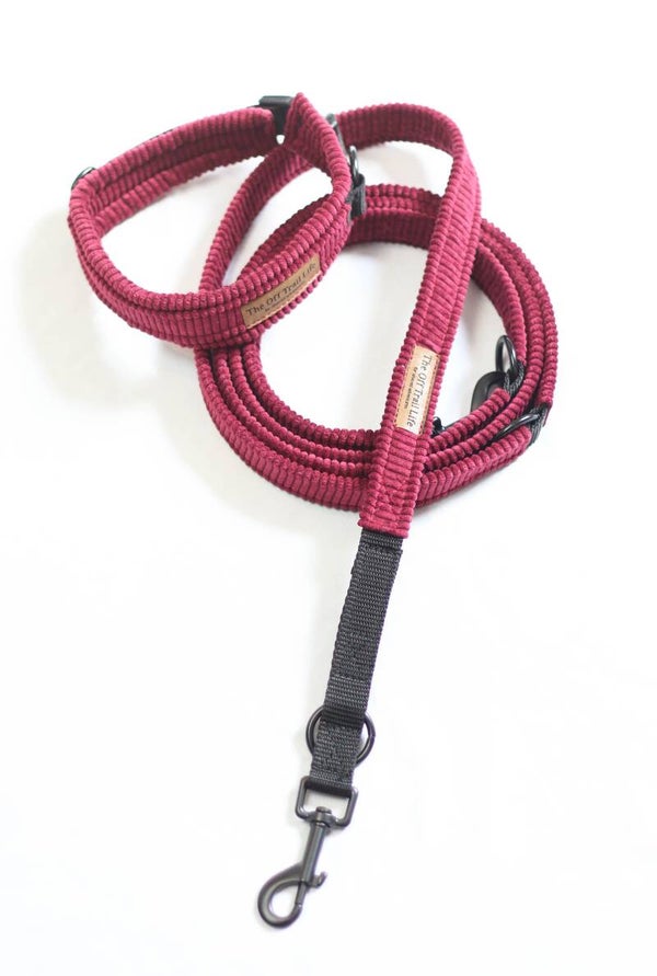 Halsband + Leine 'Red Cord'