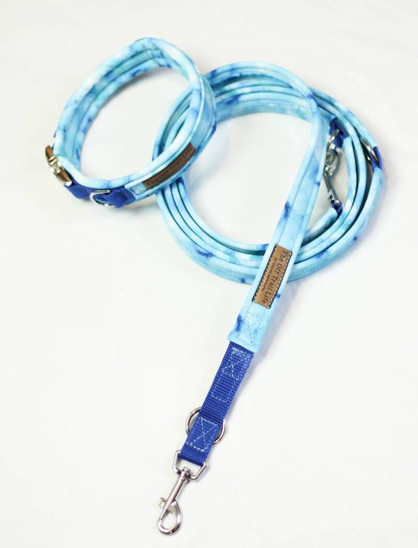 Halsband + Leine 'Ocean'