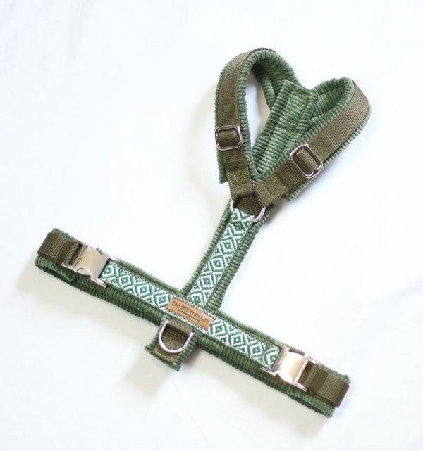 Y-Geschirr 'Green Cord Webband'