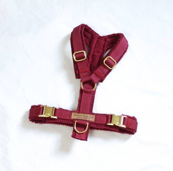 Y-Geschirr 'Bordeaux Cord'