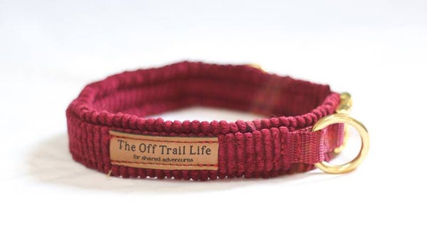 Halsband 'Bordeaux Cord'