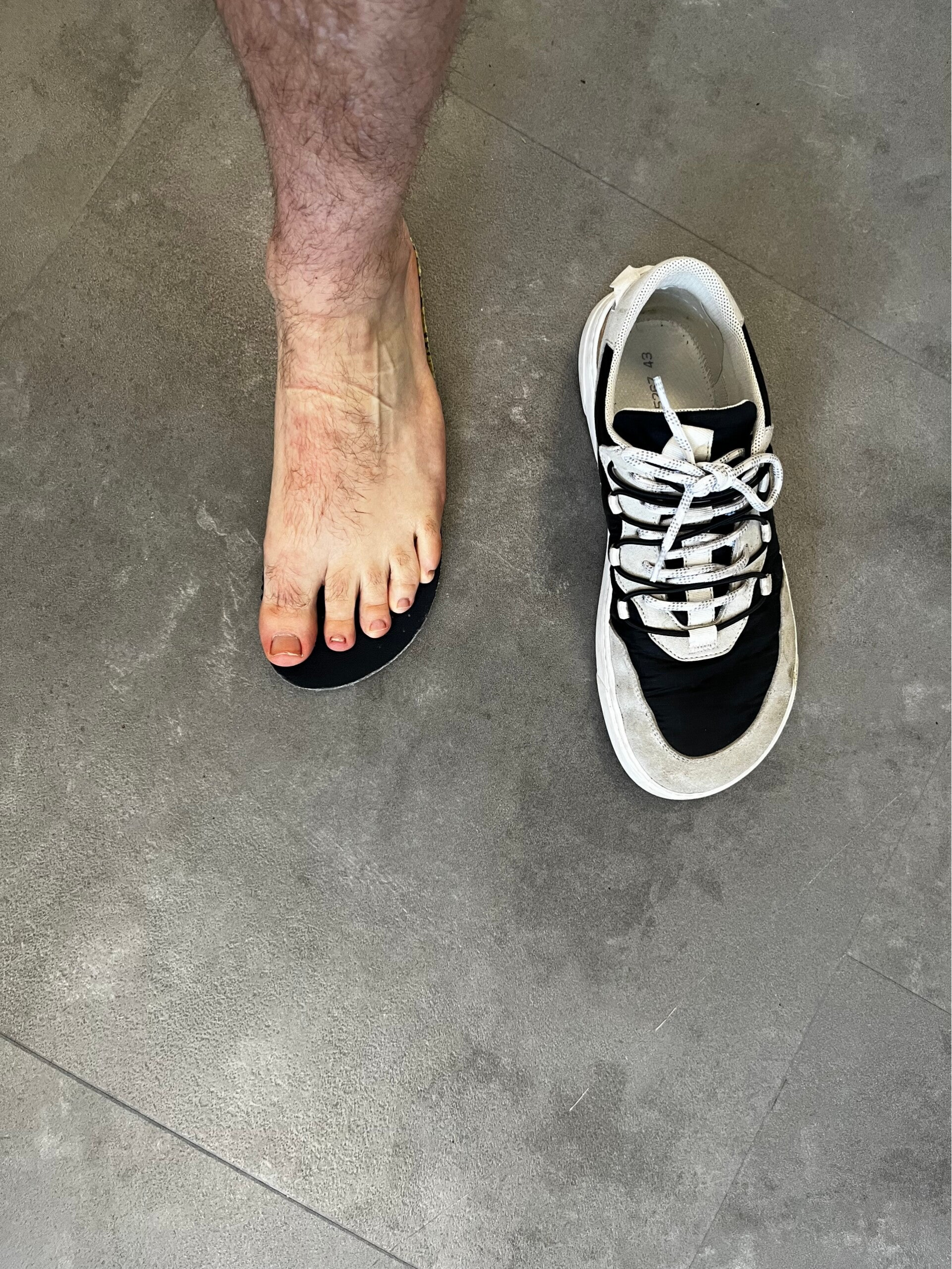 Schoenen passen