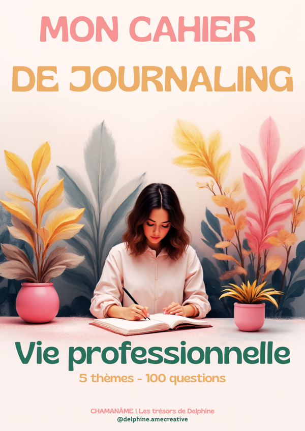 Mon Cahier de Journaling Vie Professionnelle : 5 thèmes - 100 questions