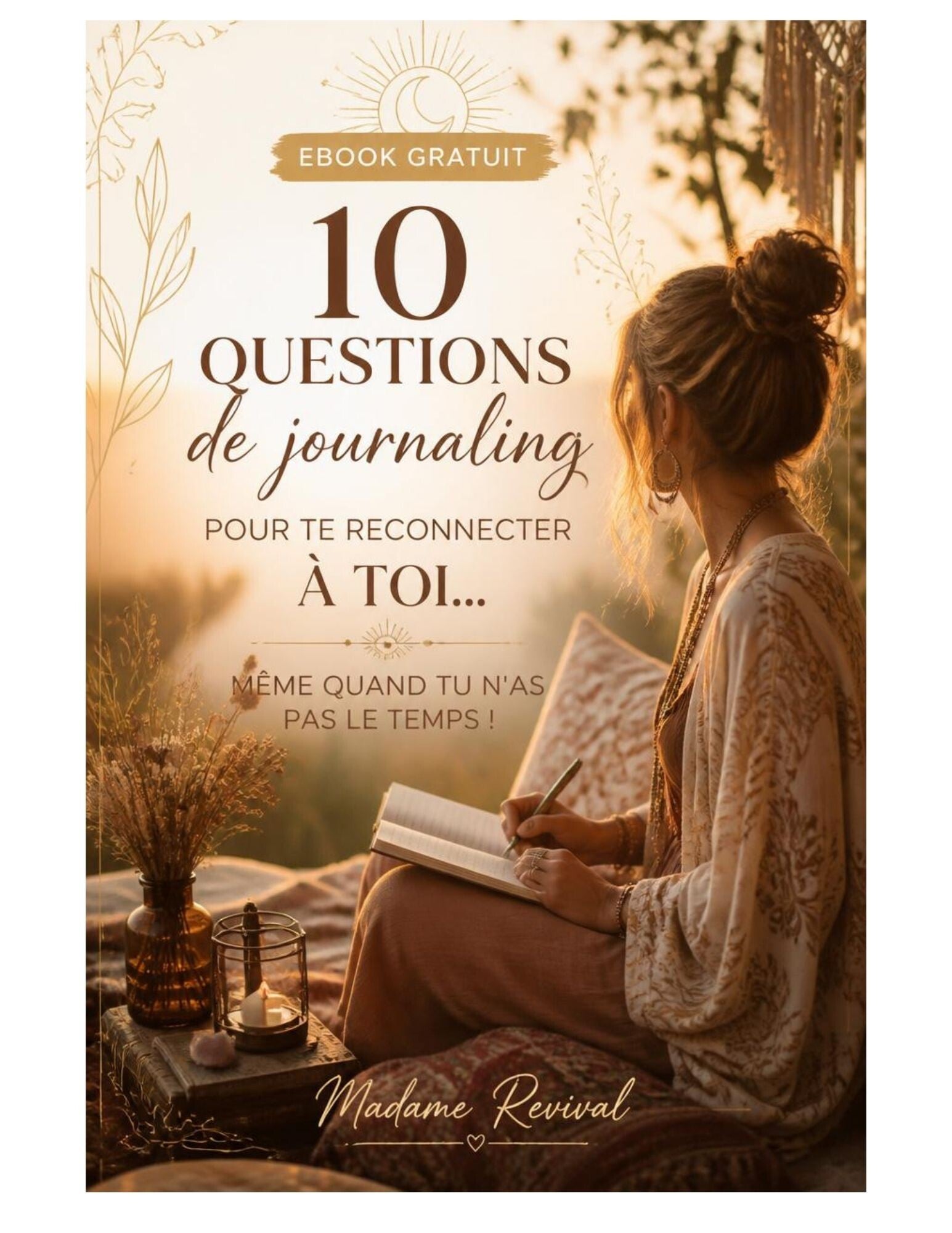 Ebook GRATUIT - 10 questions de journaling pour apaiser ton mental