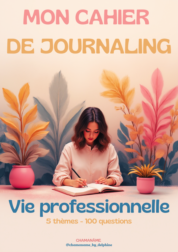 Mon Cahier de Journaling Vie Professionnelle : 5 Thèmes - 100 Questions
