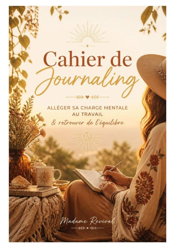Cahier de journaling – Libère ta charge mentale au travail