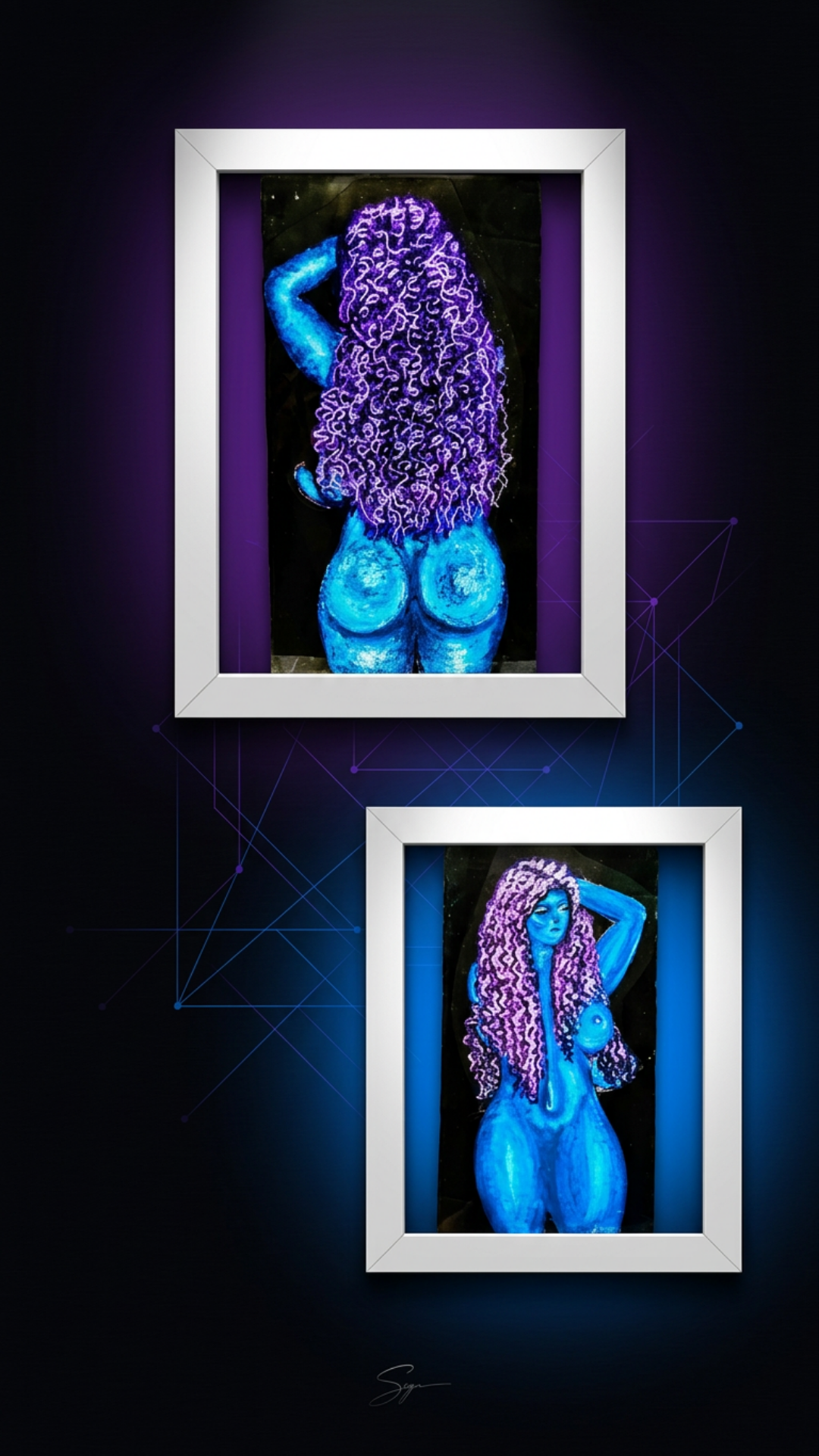 Framed 8 x 10 (flips over) 