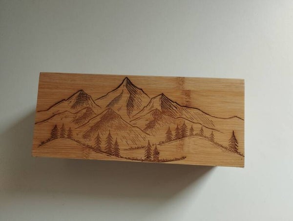Boite de rangement "Montagne"