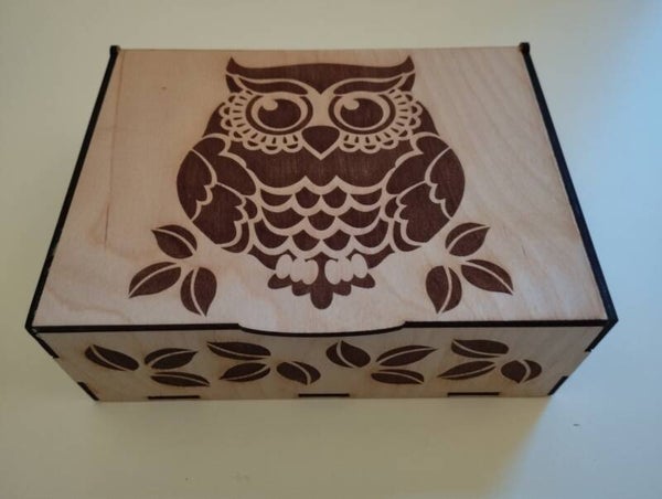 Boite de rangement Hibou