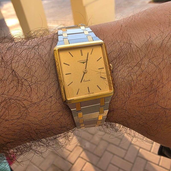 Longines Two-Tone Integrated Bracelet Dress Watch, Quartz