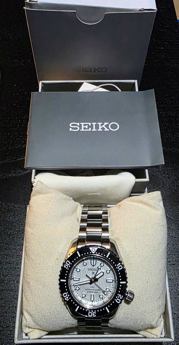 Seiko Prospex 'Save the Ocean' Glacier GMT SPB385