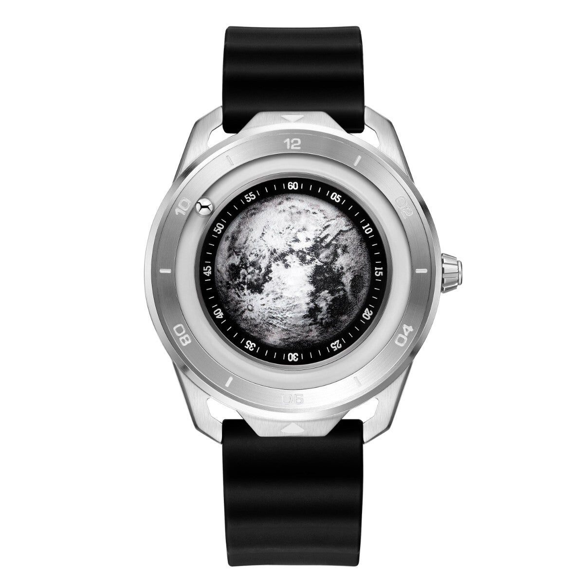 Benlywatch Magnet Orbit Moon - Black Silicone Strap