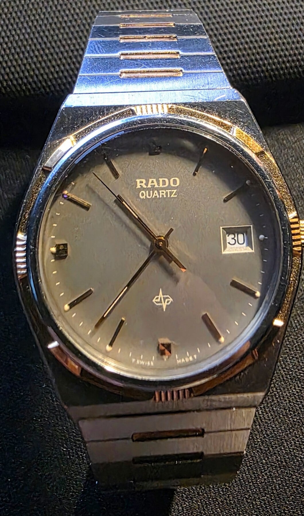 Rado Quartz 113.3307.4 - Grey Dial, Two-Tone Bracelet