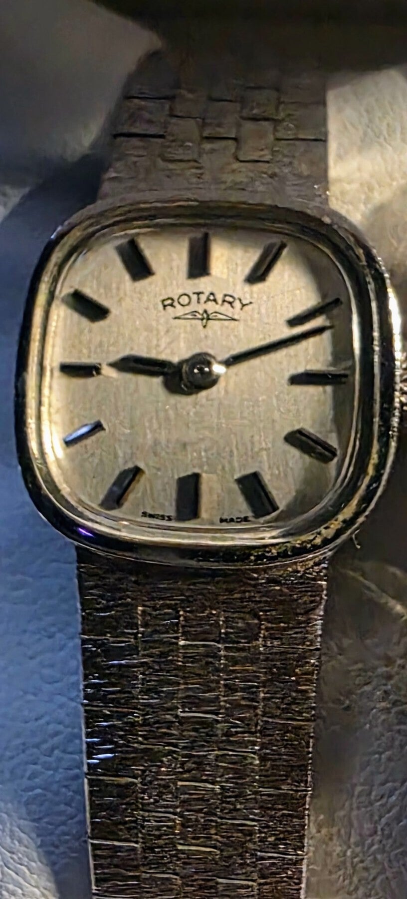Rotary Ladies' Vintage - Silver-Tone, Swiss Made