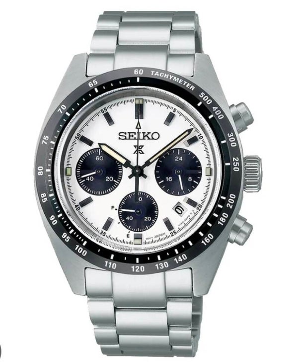Seiko Prospex Speedtimer Solar Chronograph - White Dial