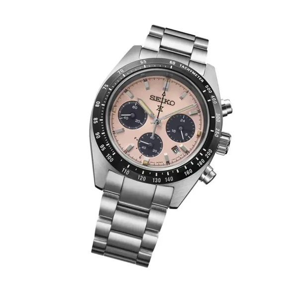 Seiko Prospex Speedtimer Solar Chronograph - Salmon Panda