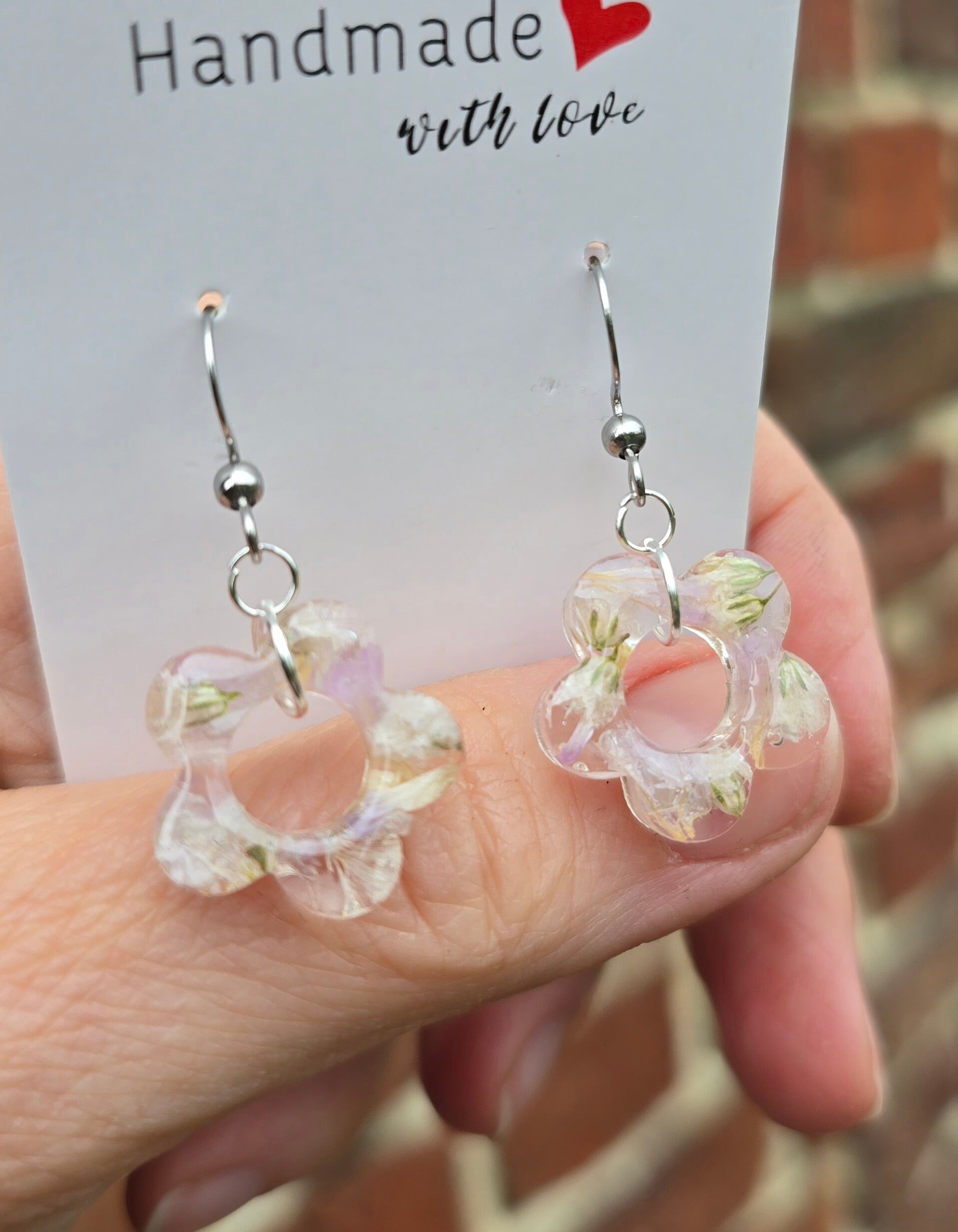 Boucles d'oreilles petites fleurs