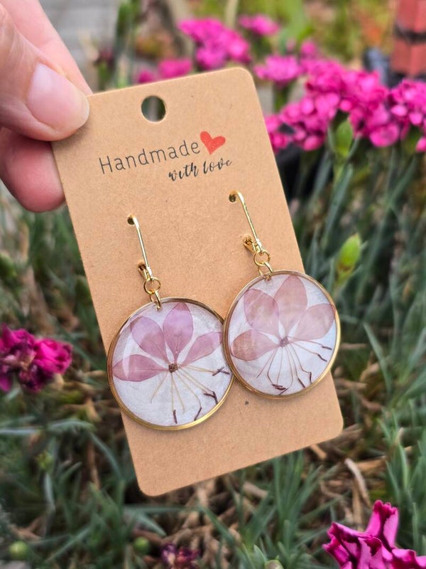 Boucles d'oreilles Gaura anneaux