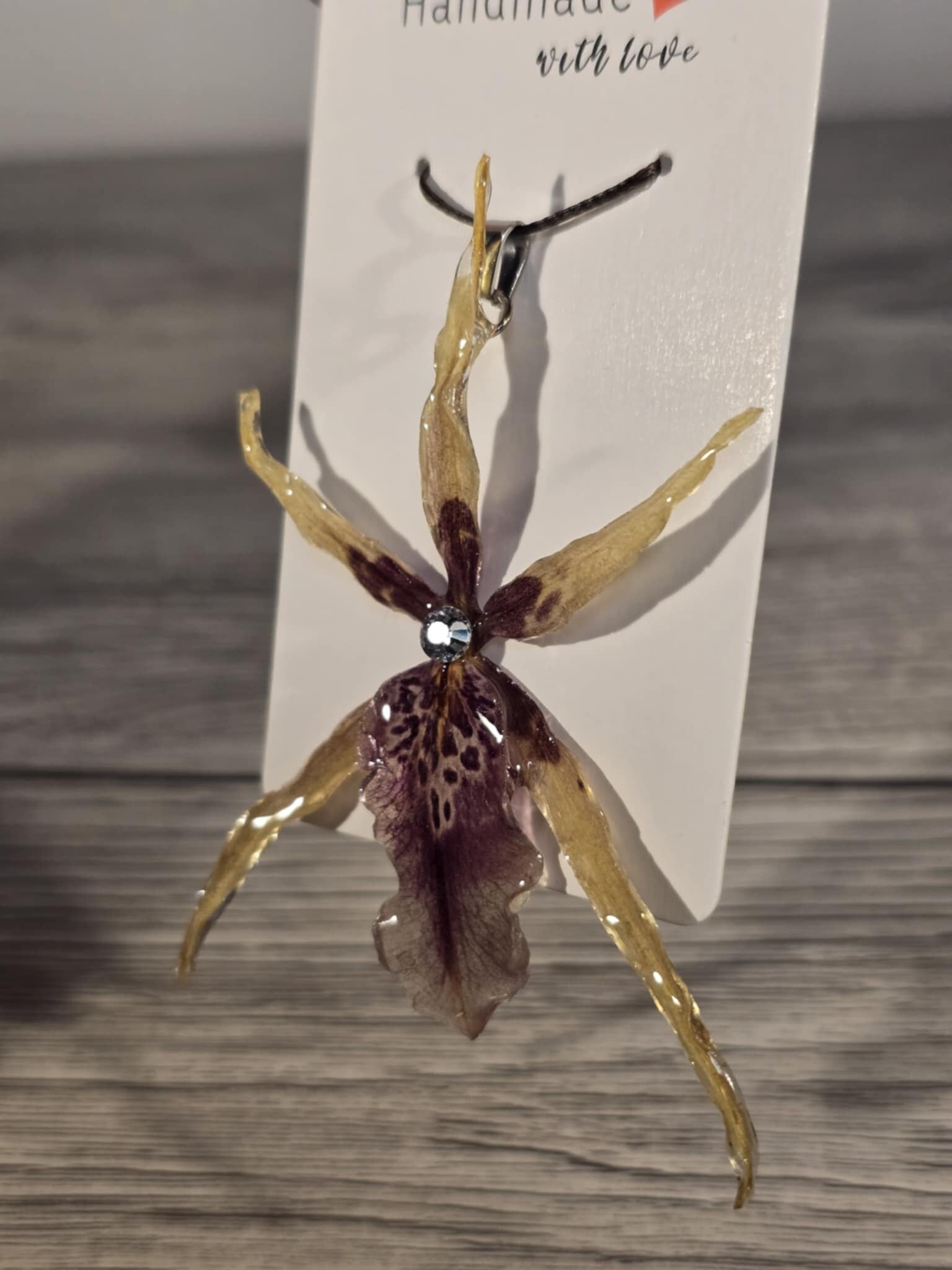 Pendentif Orchidée "étoile"