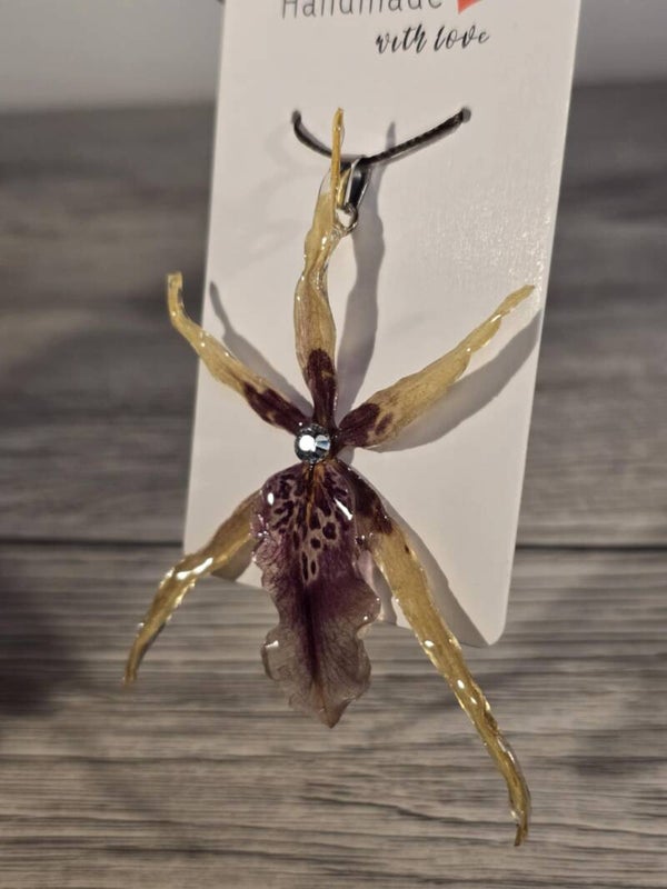 Pendentif Orchidée "étoile"