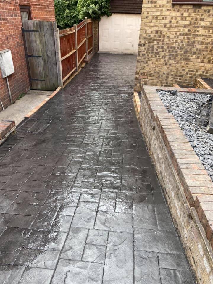 Imprinted concrete Hampshire 