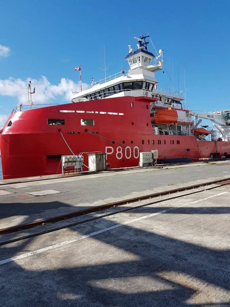 l'Astrolabe Navire patrouilleur et navire logistique polaire.  