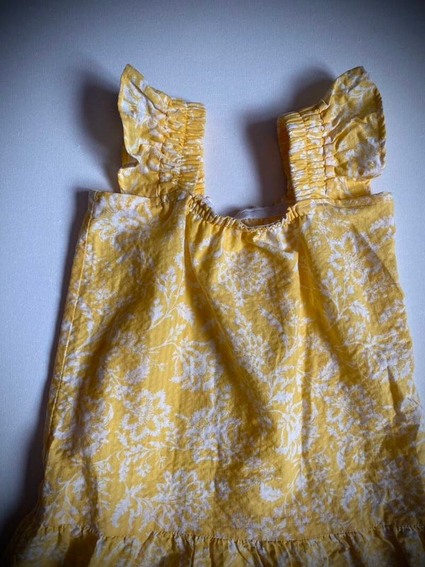 Spring dress yellow